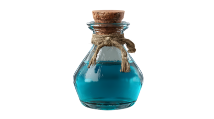 potion bottle isolated on transparent png background. Generative ai