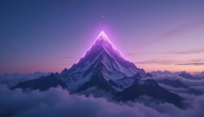  Amethyst cloud peak represents the pinnacle of cloud computing achievements.