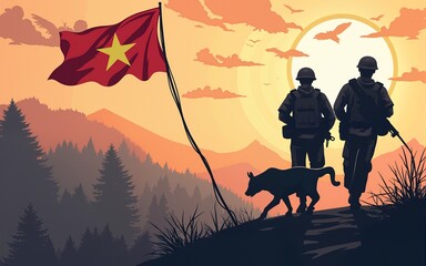 National Vietnam War Veterans Day. celebrated in March 29 th in USA. Background, poster, greeting card, banner design. High quality