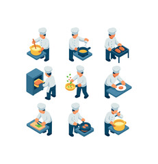Fototapeta premium Chef Icon Actions