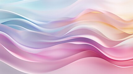 Fototapeta premium Abstract Waves of Colorful Soft Textures in Fluid Design