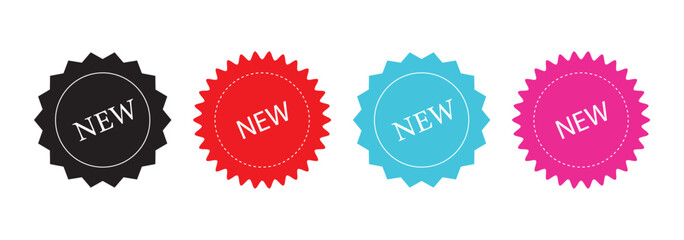 sale price stickers and labels, star and rosette, sunburst, callout and splash, stamp and tag badges.