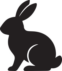 rabbit vector silhouette  icon design illustrator