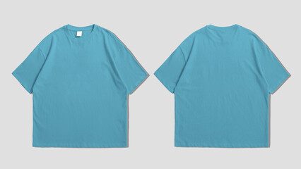 Front and back t-shirt mockup