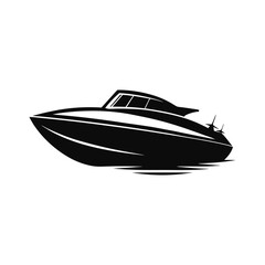 Download A Speedboat  Vector Art Illustration Eps File For Design.