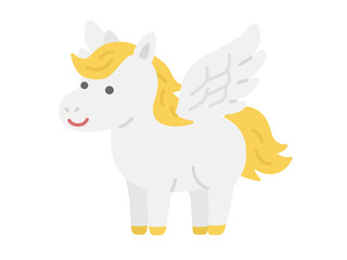 ペガサスのキャラクターのイラスト