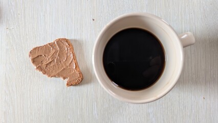 Enjoy the perfect Coffee and Biscuit Pairing displayed beautifully on a Rustic Table setting