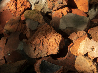 A Heap of Broken Red Bricks