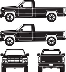 Fototapeta premium set of cars