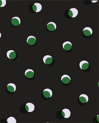 Polka dot background. Abstract wallpaper. Black and white seamless pattern. Dotted cute pattern. artistic doodle small dots seamless surface design. Watercolor polka dot. ball seamless pattern