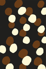 Polka dot background. Abstract wallpaper. Black and white seamless pattern. Dotted cute pattern. artistic doodle small dots seamless surface design. Watercolor polka dot. ball seamless pattern