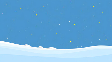 winter landscape with snow and trees