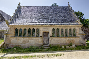 Enclos paroissial de Plougonven dans le département du Finistère - Bretagne