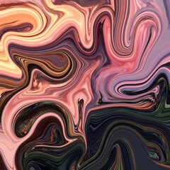 Vivid abstract swirl in pink, purple, and dark tones, blending fluid motion and artistic curves for a dramatic and captivating modern visual composition.
