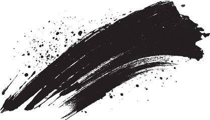 Rough ink brush stroke texture background. Artistic paint element for grunge effects. Suitable for modern creative compositions.