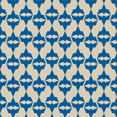 Fototapeta premium ABSTRACT GEOMETRIC SEAMLESS REPEATED PATTERN DESIGN