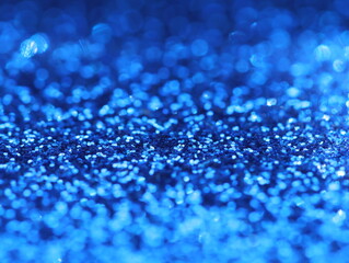 Blue glitter background