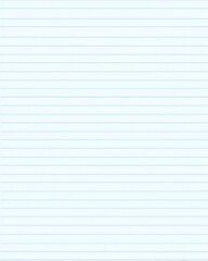 Fototapeta premium Blank light blue lined paper