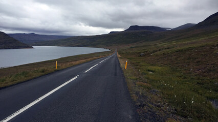 Endless Road Through the Icelandic Fjords