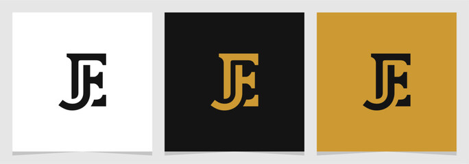 JE or EJ Initial Brand Logo Vector Element , Letter Logo for Brand Company or Identity