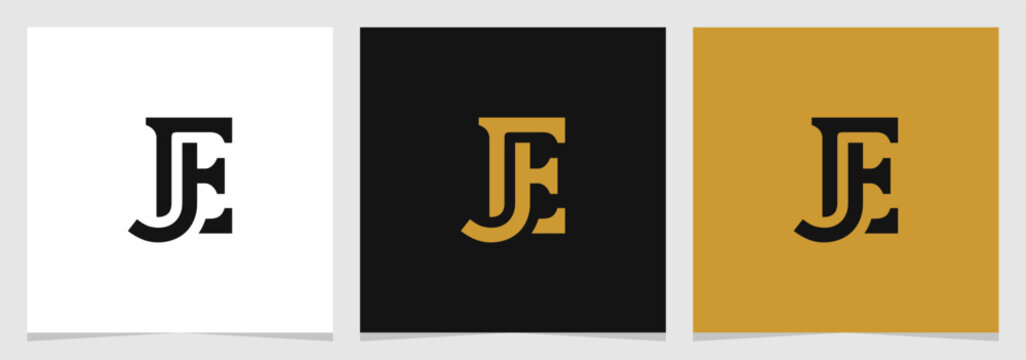 JE or EJ Initial Brand Logo Vector Element , Letter Logo for Brand Company or Identity