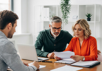 Couple Meeting with Financial Advisor