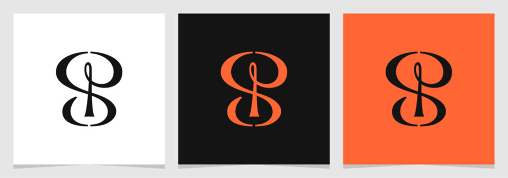 SP or PS Initial Brand Monogram Logo Vector Element , Letter Logo for Brand Company or Identity