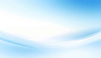 Obraz premium Abstract Blue And White Gradient Background With Waves