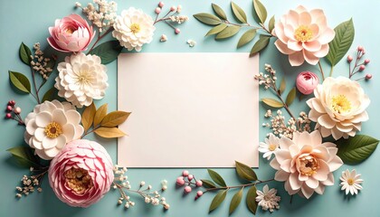 Create beautiful paper flower arrangements for events workshop art craft indoor top-down view floral design inspiration