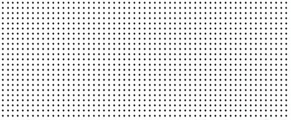 Repeating pattern of black plus signs on a white background.  Grid-like design