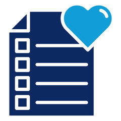Fototapeta premium Wishlist Icon