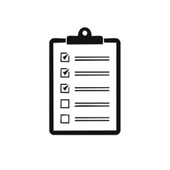 Checklist with Filled Checkboxes and Blank Spaces