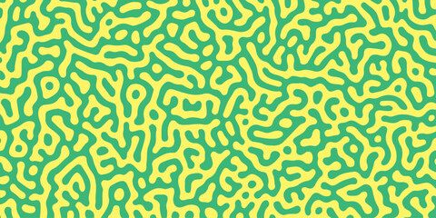 Geometric vector art seamless pattern with abstract circles and lines for textile wallpaper