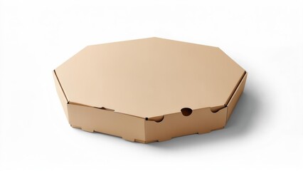 Octagonal pizza box