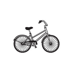 Fototapeta premium Classic Bicycle vector Illustration