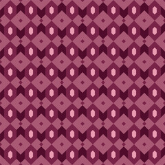 Geometric Flat Pattern with Burgundy Color Combination Seamless Background Texture