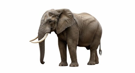 Naklejka premium majestic african elephant highresolution photo for wildlife documentaries conservation projects and educational materials