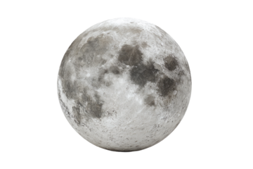Full moon, detailed surface textures