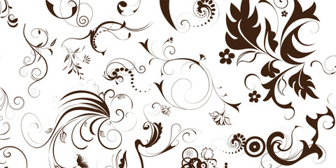 Set of pattern design elements