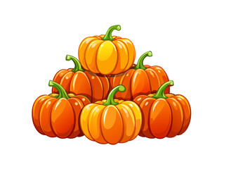 pumpkin on a white background