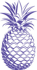Obraz premium Intricate Pineapple Illustration A Burst of Tropical Flavor and Artistic Flair A Delightful Visual Treat for the Senses Inspiring Refreshment