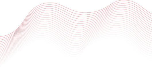 abstract red wave line background vector