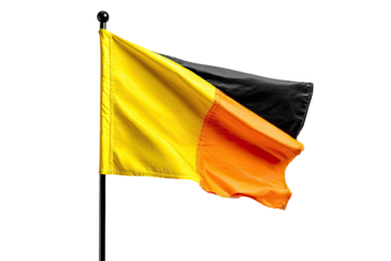 Waving Belgian flag