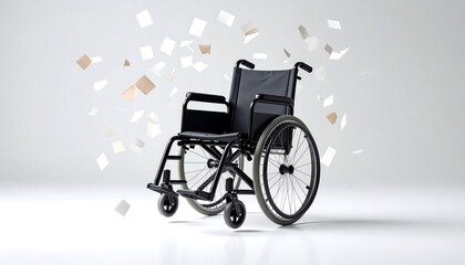 Fototapeta premium Symbolic representation of recovery and celebration after disability or illness