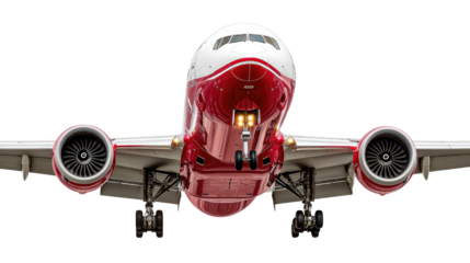 Magnificent Aircraft in Flight: A low-angle shot of a large, modern airliner in mid-air, with its engines and landing gear on full display.