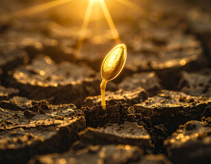 Golden Seed of Renewal – Hope from the Ground