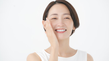 Fototapeta premium 女性 ビューティー スキンケア