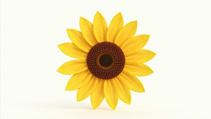 Fototapeta premium Detailed close-up of a sunflower.