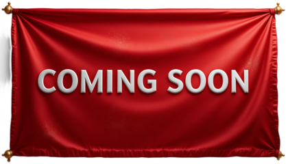 Red Banner Announcing Coming Soon 1.