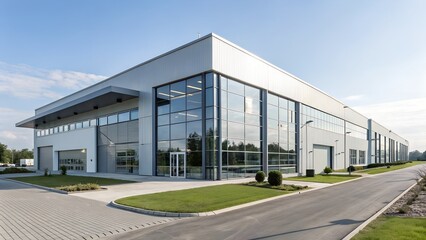 Fototapeta premium commercial facility modern and building